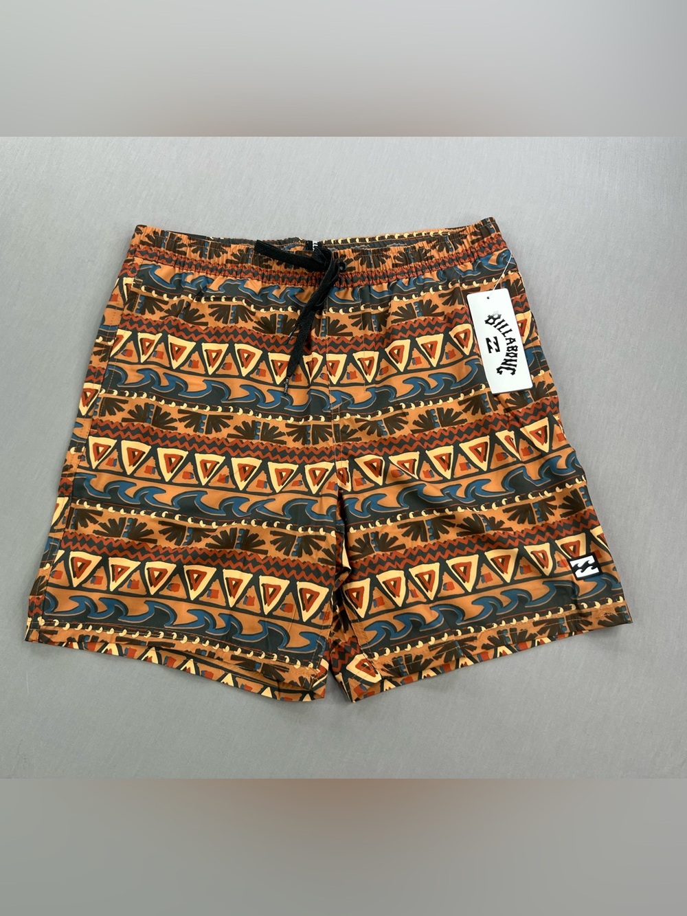 BILLABONG MENS HAZEL PUSHPIN COMFORT LINED VOLLEY SWIM SHORTS